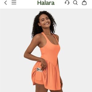 Orange Halara Dress